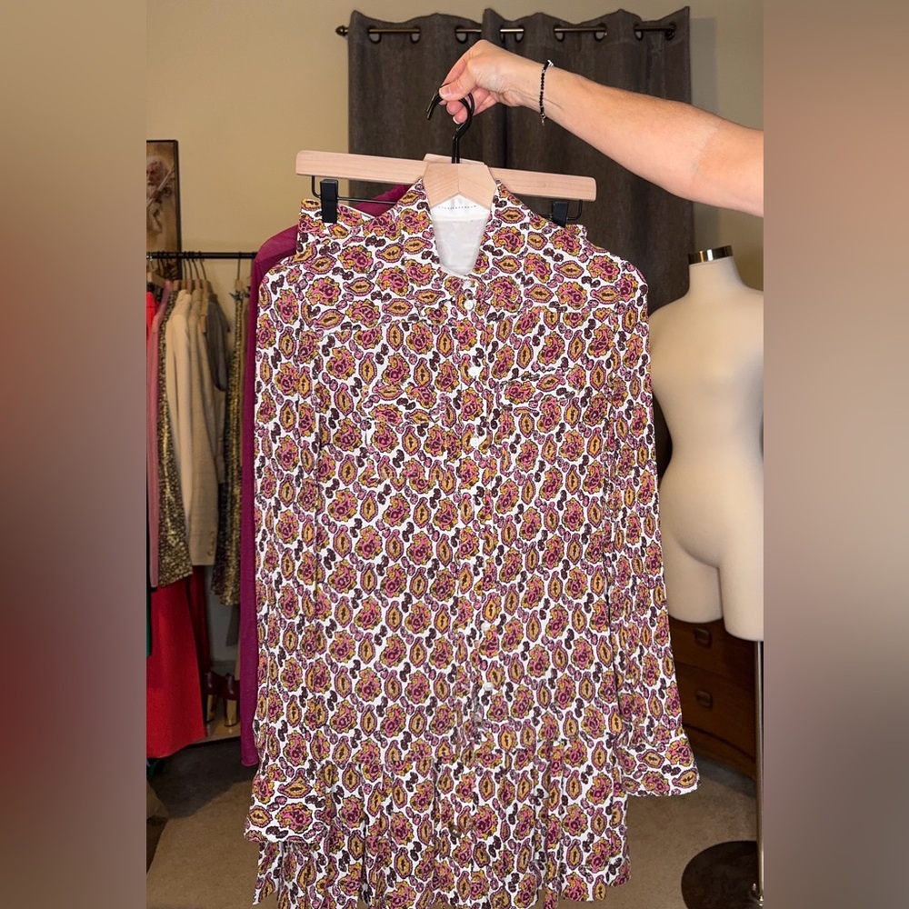 2 piece Victoria Beckham Silk Blouse and Skirt set - Picture 6 of 10